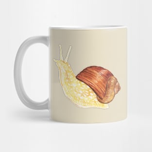 Watercolor Snail Mug